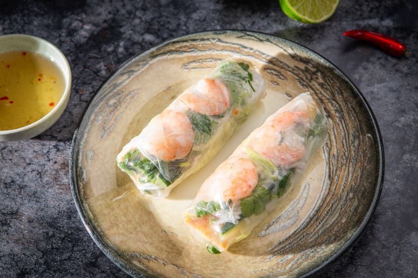 GỎI CUỐN (2 pcs with chicken and prawn)